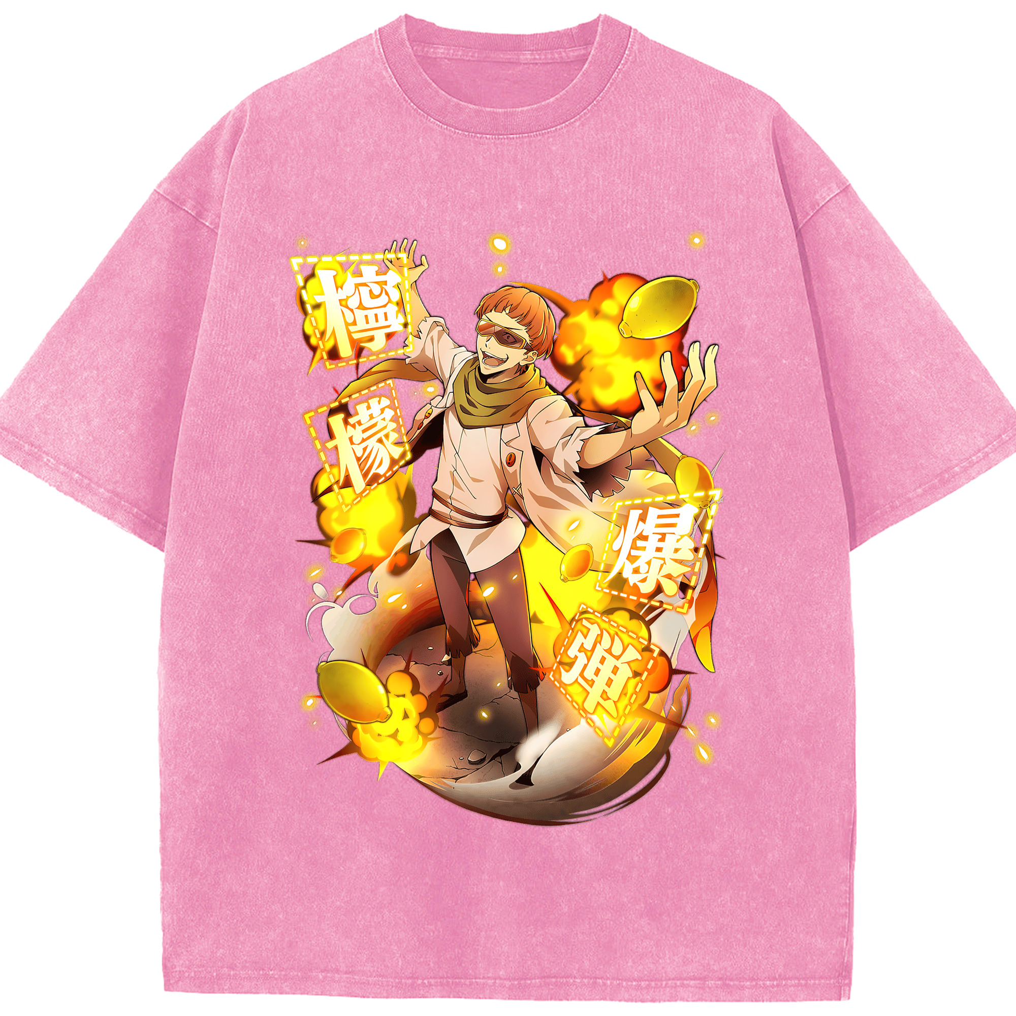 （画像用） 文豪ストレイドッグス Bungo Stray Dogs 綿100% ヴィンテージ風 半袖Tシャツ（フロントプリント）